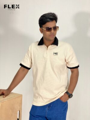 Premium Quality Polo Shirt - Cream